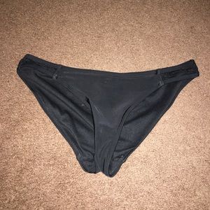 black bathing suit bottoms